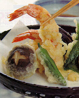 Tempura de Vegetales y Camarones